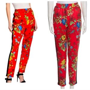 Alice  + Olivia  Floral Muticolor  Straight Pant Size XS NWOT